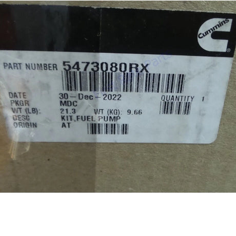 5473080RX Genuine Cummins Fuel Injection Pump - Truck To Trailer