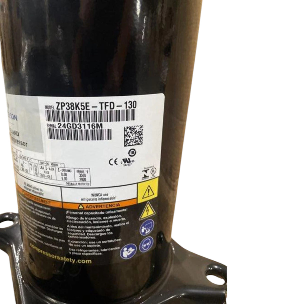 ZP38K5E-TFD-130 Genuine Copland Scroll Compressor