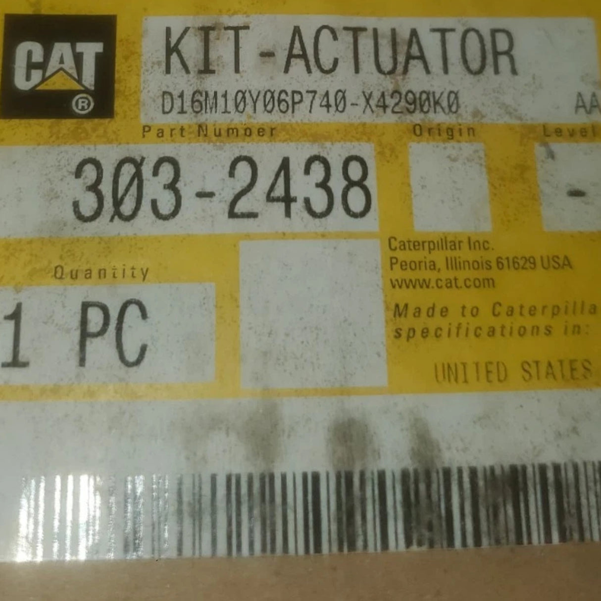 303-2438 Genuine CAT Kit-Actuator