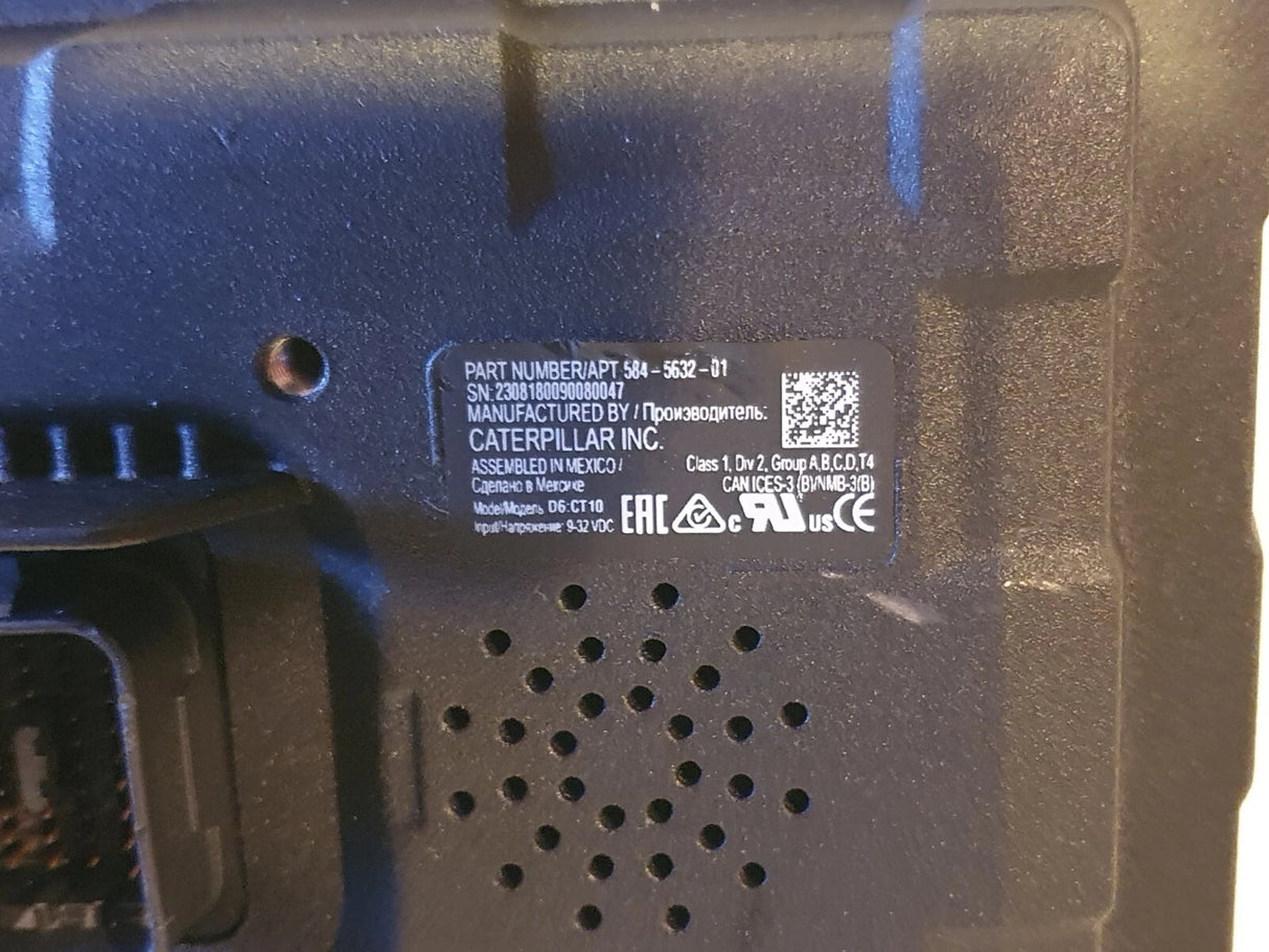 584-5632 Genuine Caterpillar 10 inch Touchscreen Display Monitor