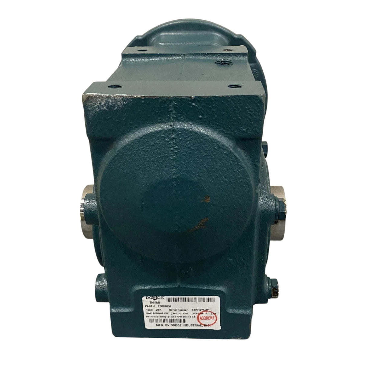 23Q20H56 Genuine Dodge Right Angle Worm Gear Speed Reducer