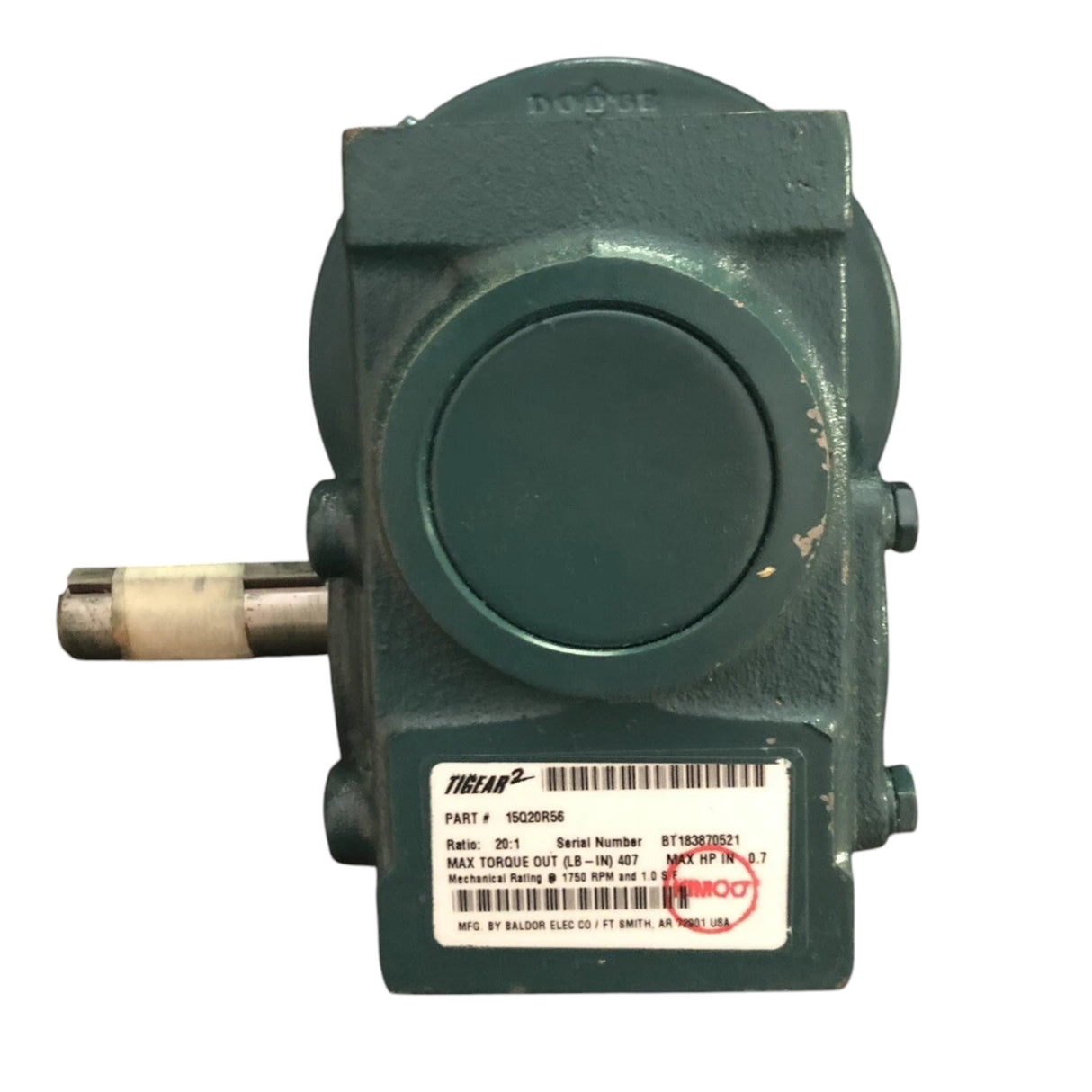 15Q20R56 Genuine Dodge Right Angle Worm Gear Speed Reducer