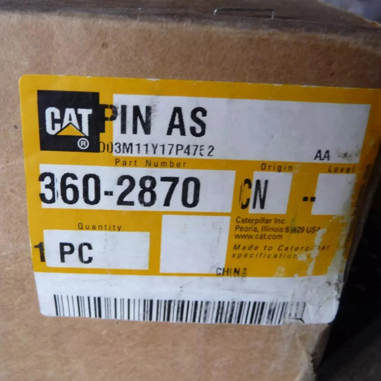 360-2870 CAT Pin AS - Truck To Trailer