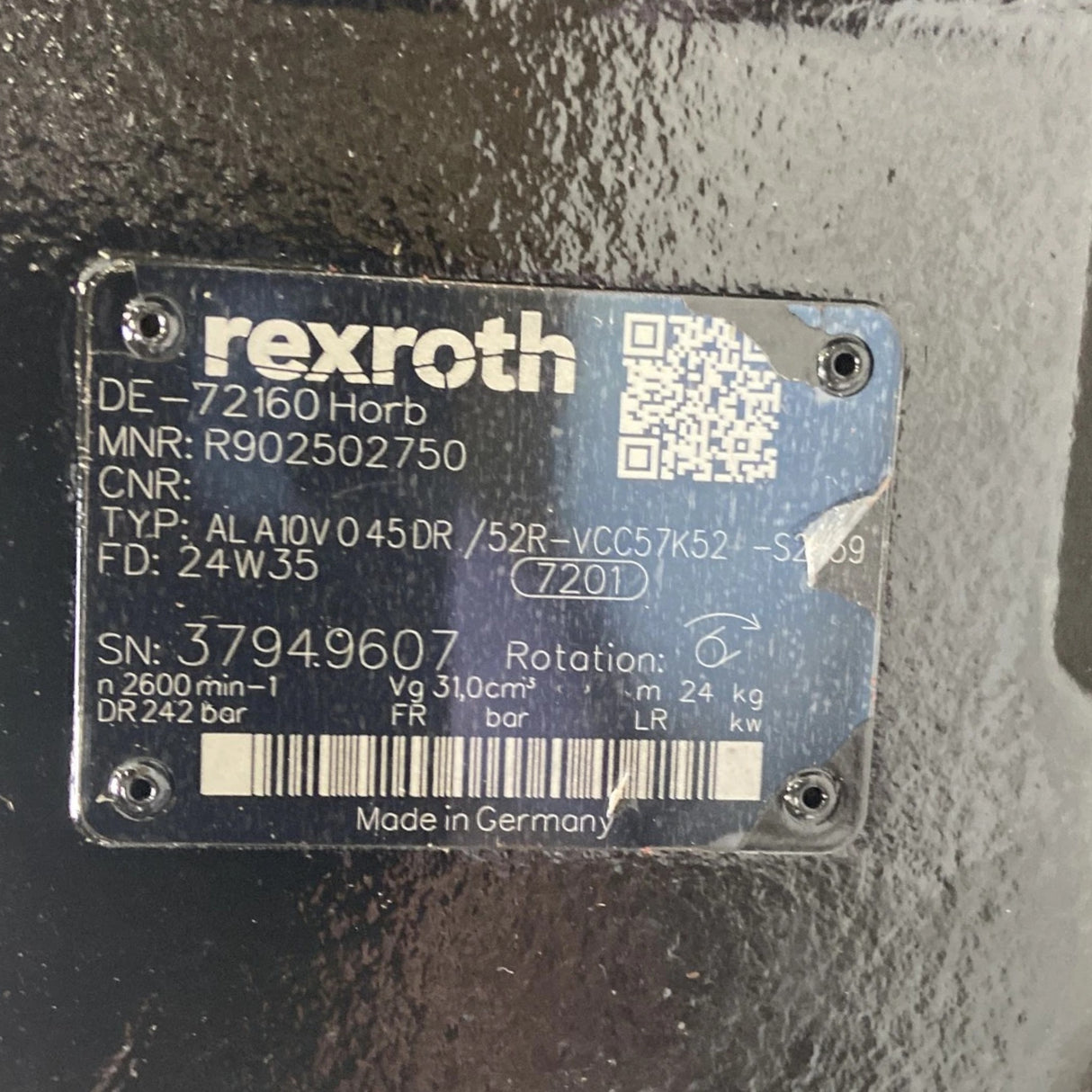 R902502750 Rexroth Axial Piston Pump