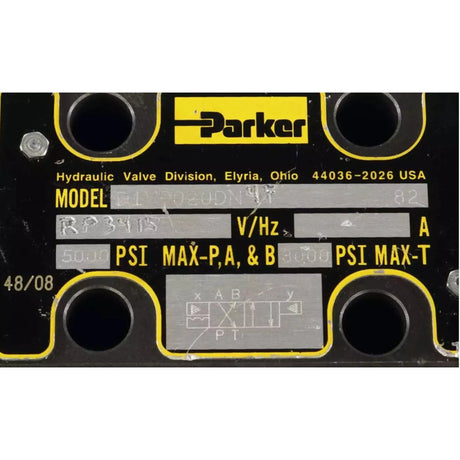D1VP020DN4F Parker Valve Selector Pilot Operated - Truck To Trailer