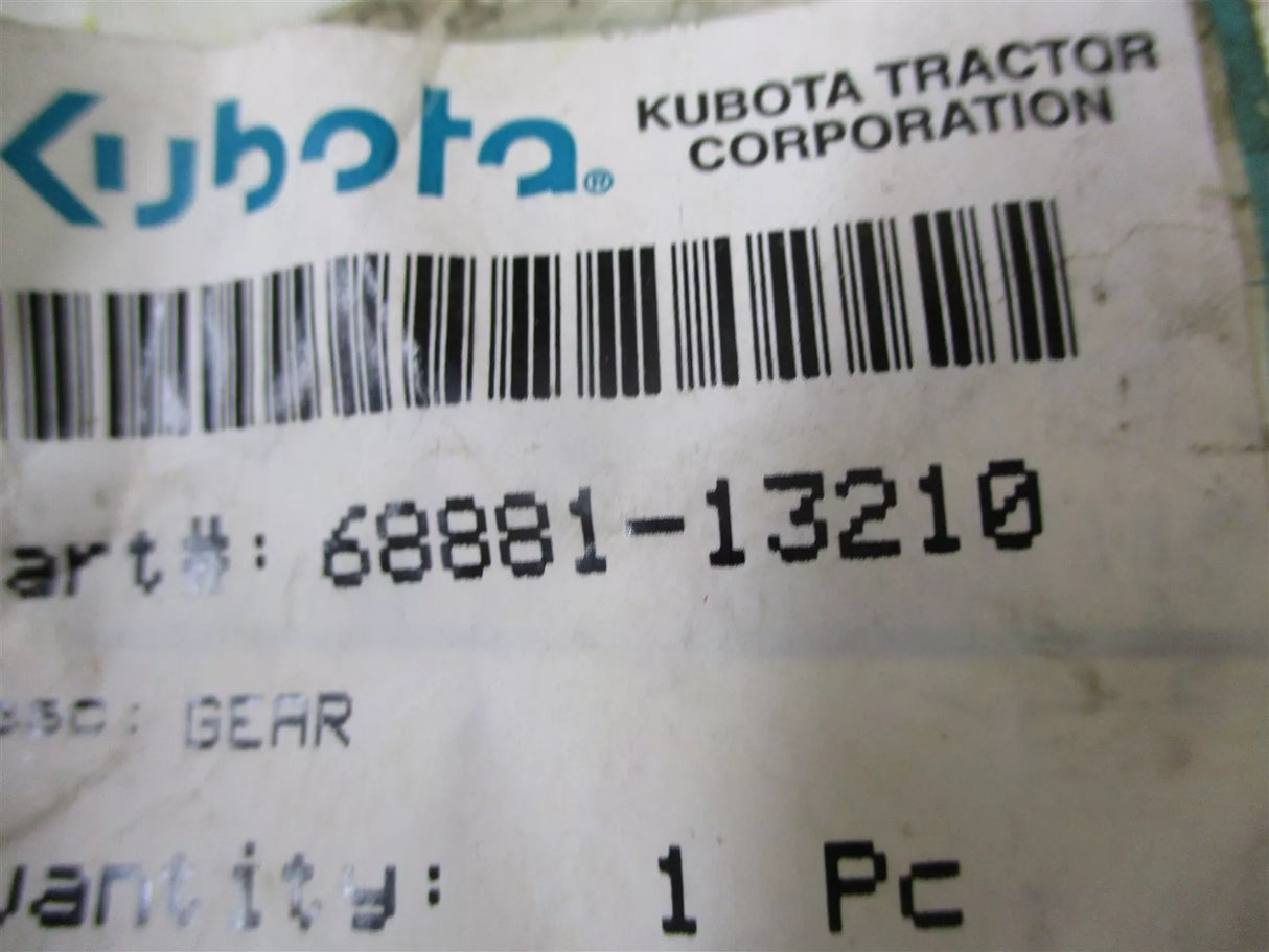 68881-13210 Kubota Reduction Gear