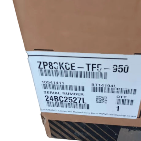 ZP83KCE-TF5-950 Genuine Copeland Scroll Compressor