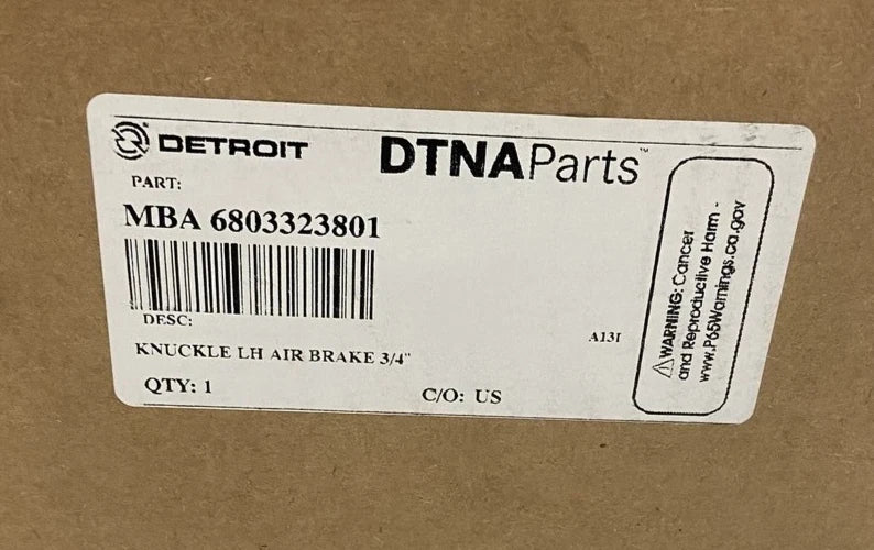 MBA 6803323801 Genuine Detroit Diesel Left Side Knuckle Air Brake