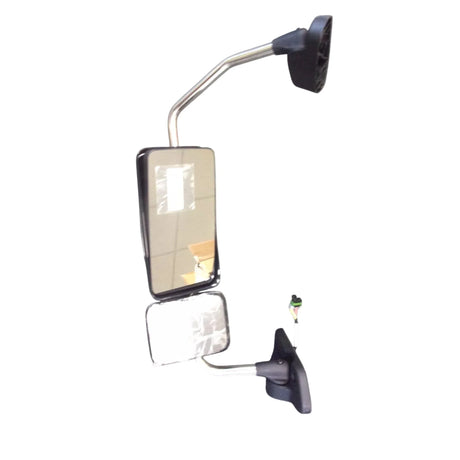 3778360C91 International LH Chrome Rear View Mirror 96 Body RMT HTD LTD AAT - Truck To Trailer