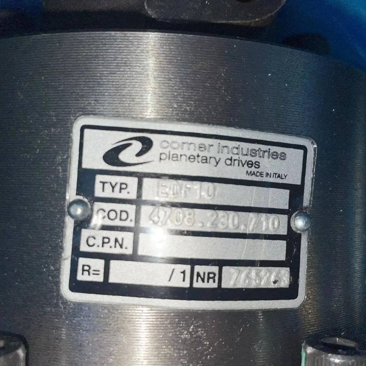 240519-03 Genuine Comer SLEW DRIVE MOTOR - Truck To Trailer