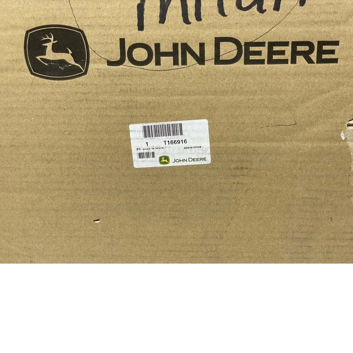 T166916 Genuine John Deere Track Tension Pressure Plate - Truck To Trailer