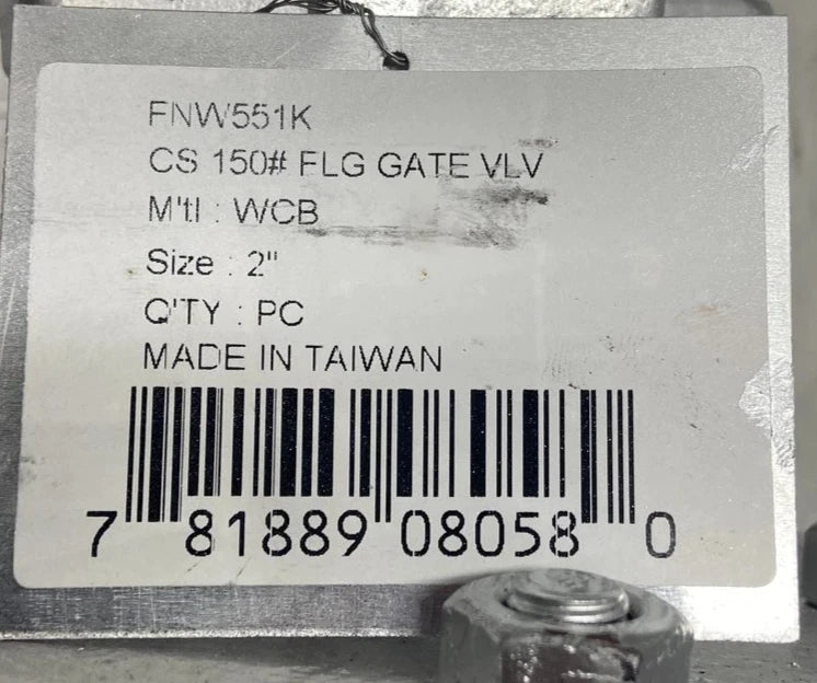 FNW551K FNW Flanged Carbon Steel Gate Valve With Handwheel