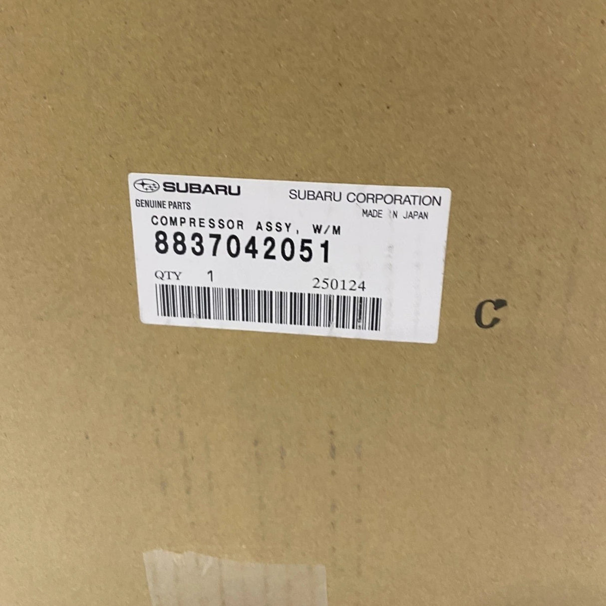 8837042051 Genuine Denso A/C Compressor