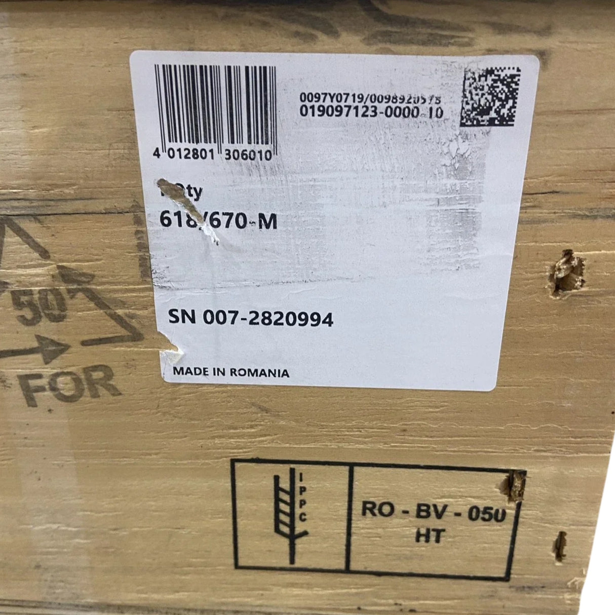 618/670-M Genuine FAG Deep Groove Ball Bearing