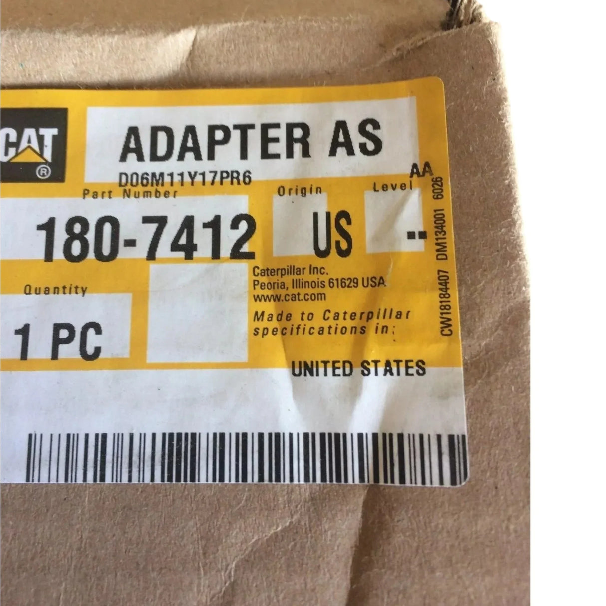 180-7412 CAT Water Pump Adapter - Truck To Trailer