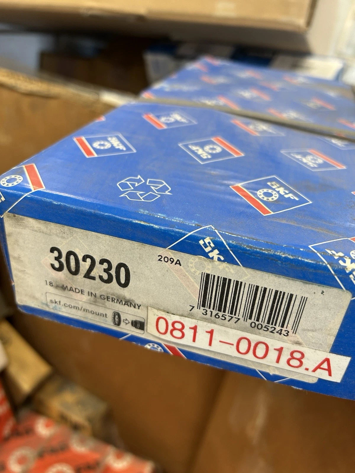 30230 Genuine SKF Tapered Roller Bearing Assembly