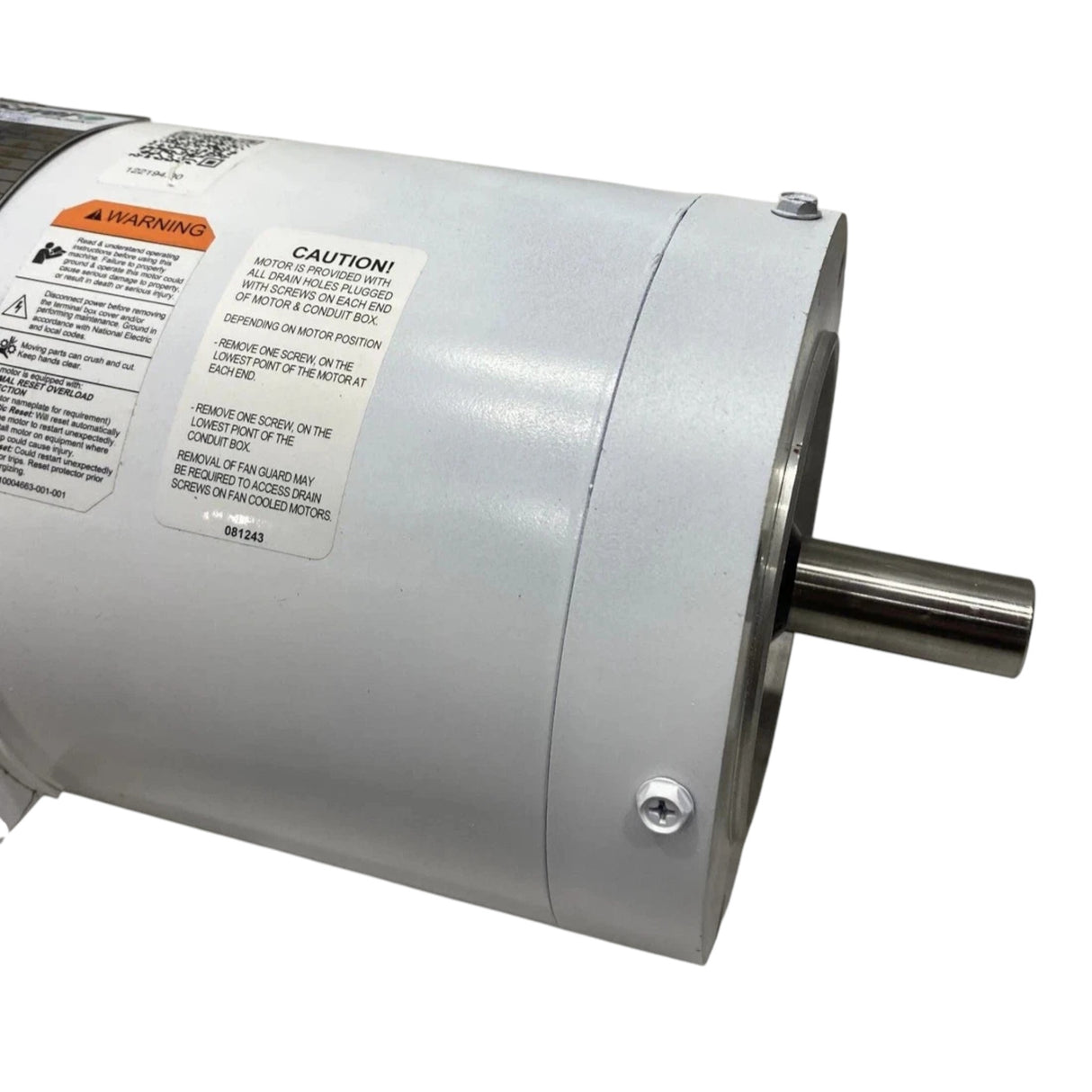 122194.00 Genuine Leeson Washdown Duty Brake Motor 208-230/460V