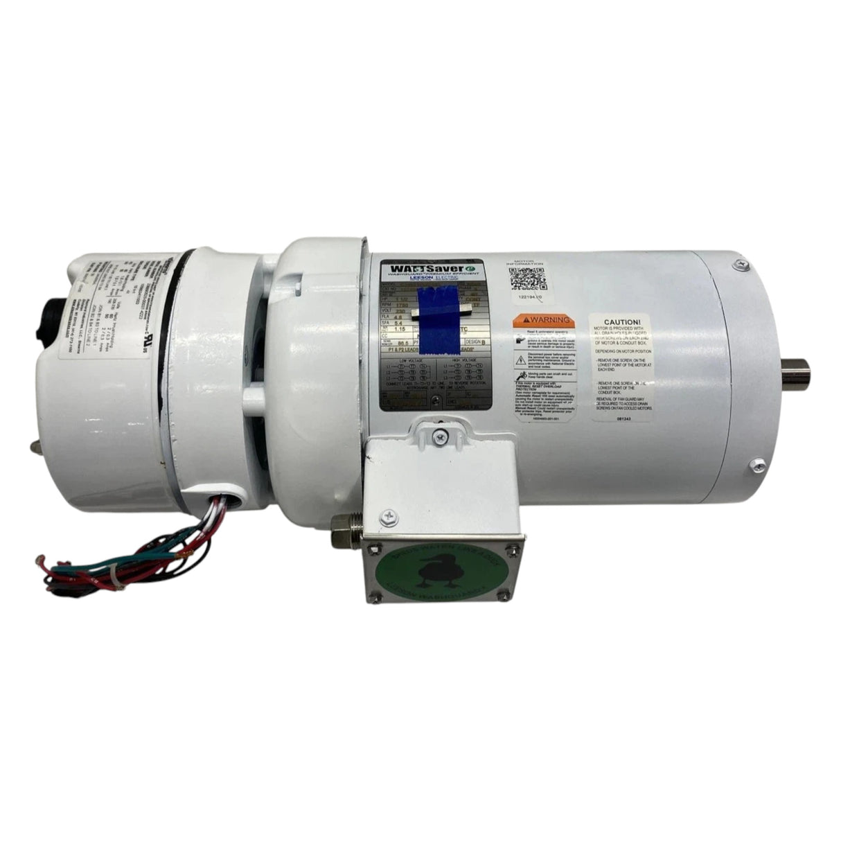 122194.00 Genuine Leeson Washdown Duty Brake Motor 208-230/460V