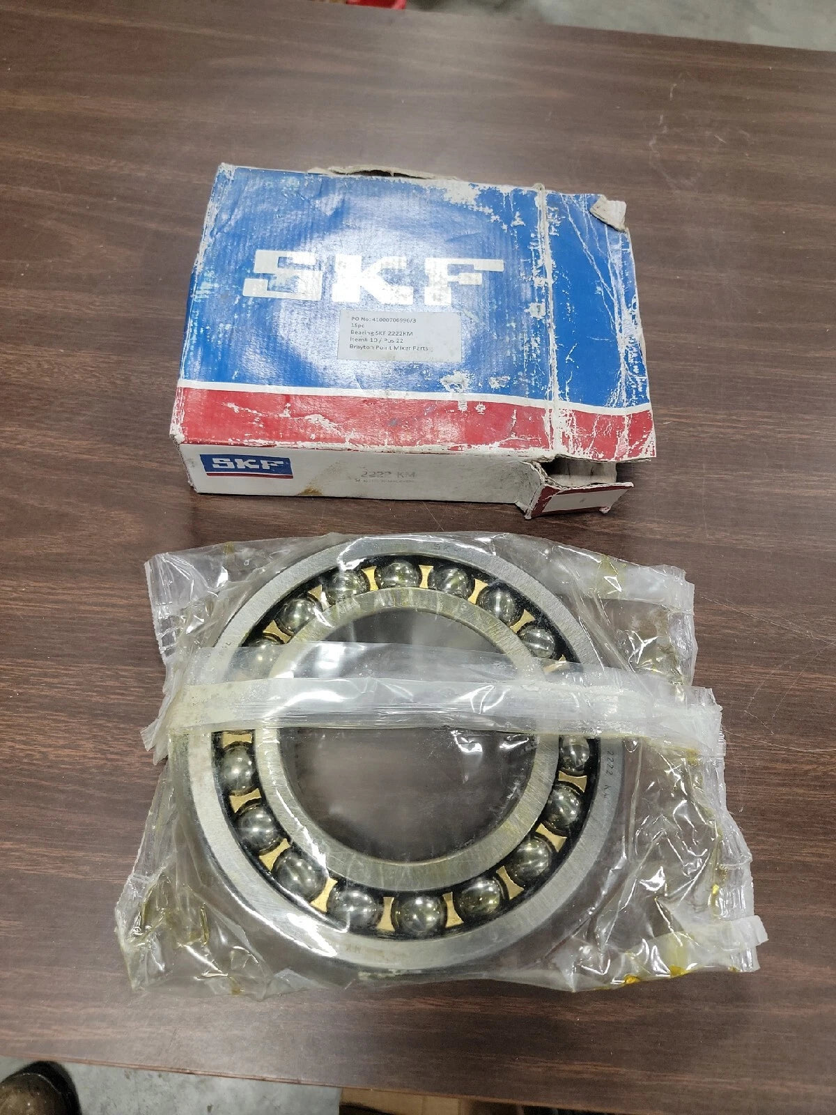 2222 KM Genuine SKF Self-Aligning Ball Bearing
