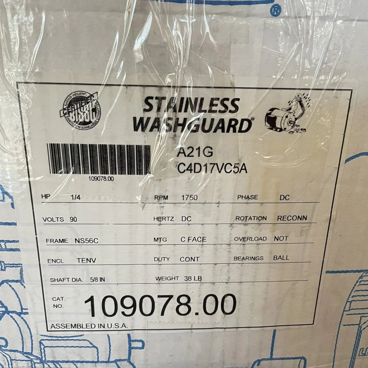 109078.00 Genuine Leeson Electric Motor - Truck To Trailer
