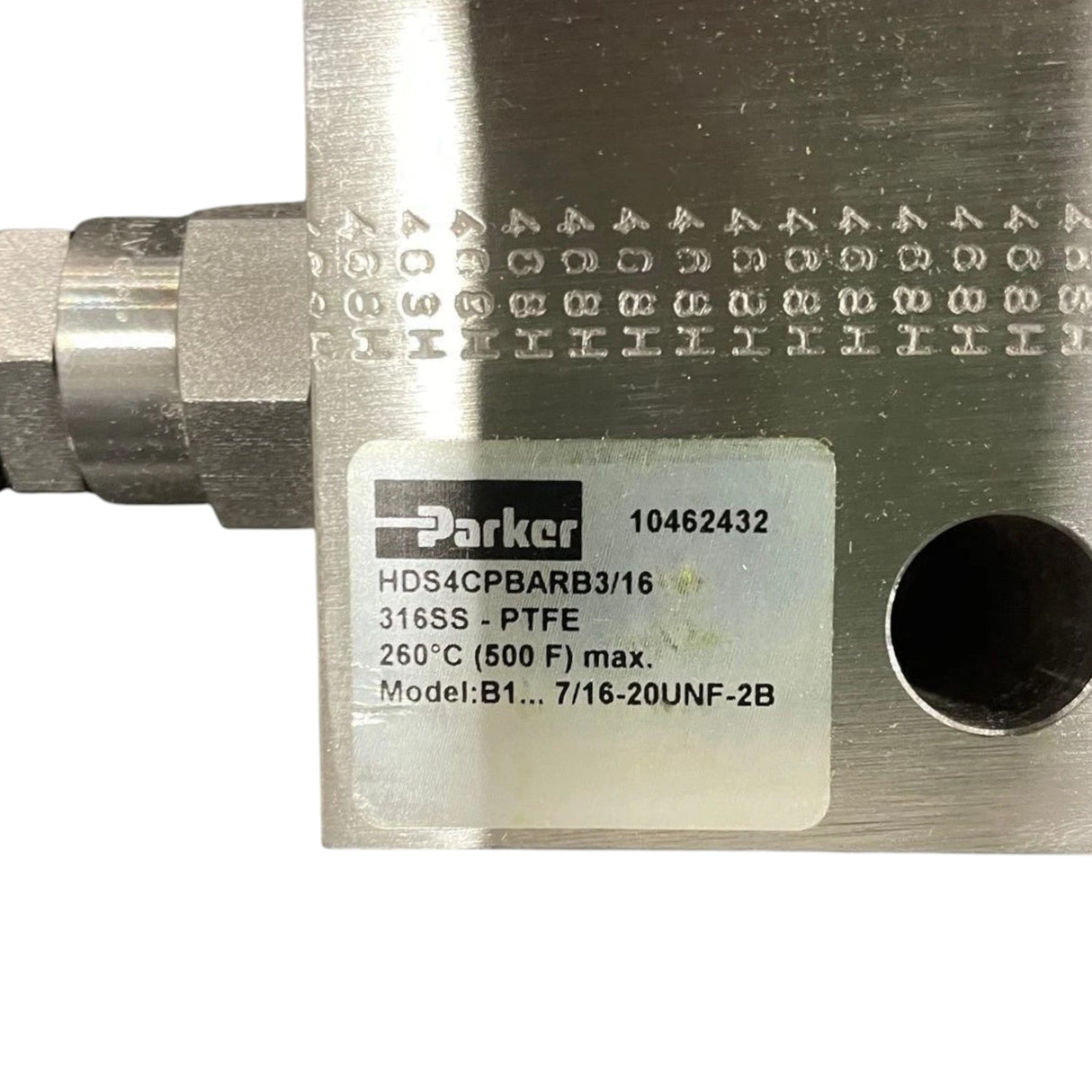 HDS4CPBARB3/16 Parker Valve Manifold