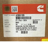4386199 Genuine Cummins Oil Filter Cooler Head