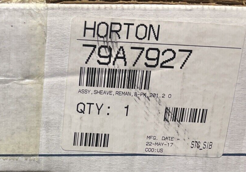 79A7927 Genuine Horton Two Speed Clutch Pack Assembly