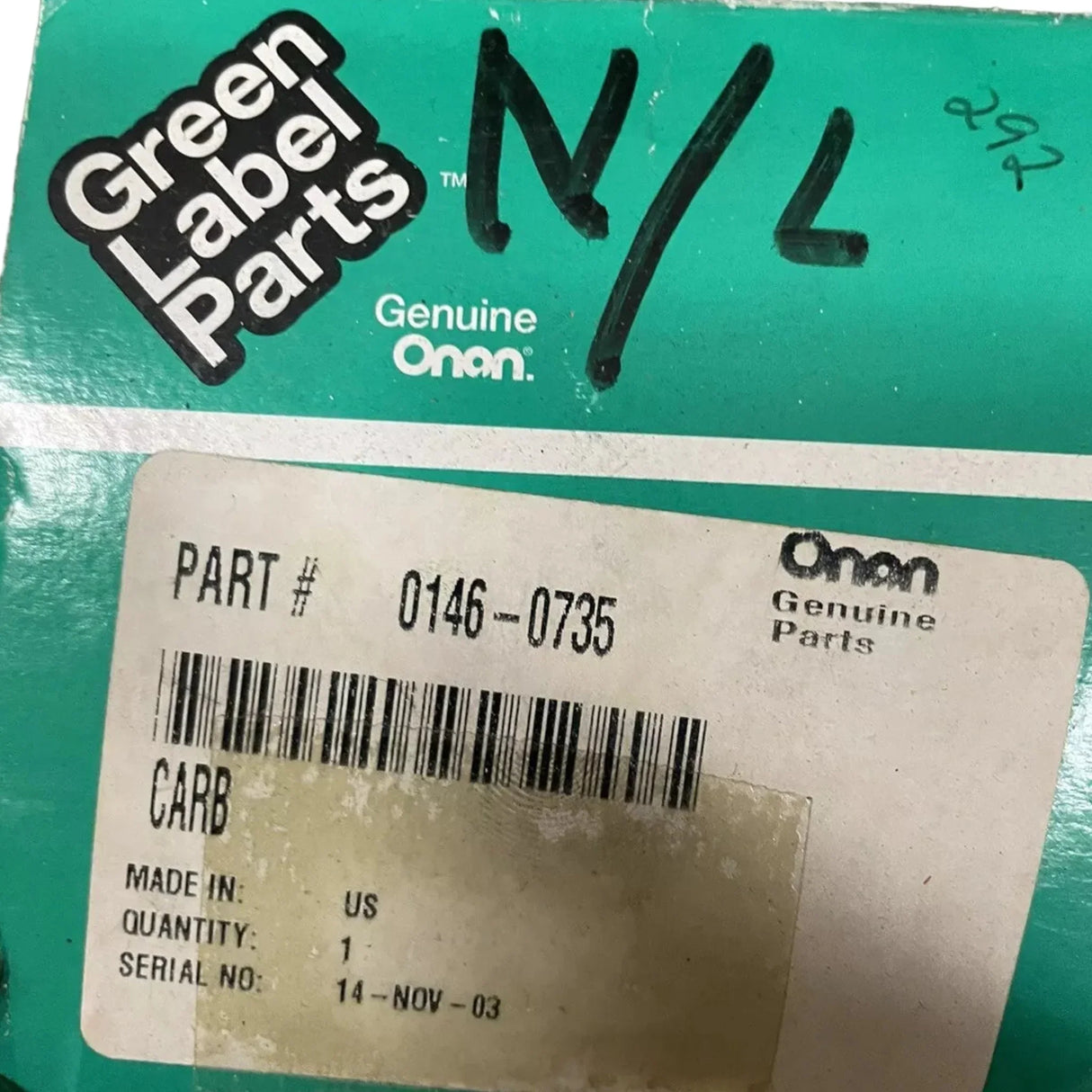 0146-0735 Genuine Cummins CARBURETOR-LPG LIC - Truck To Trailer