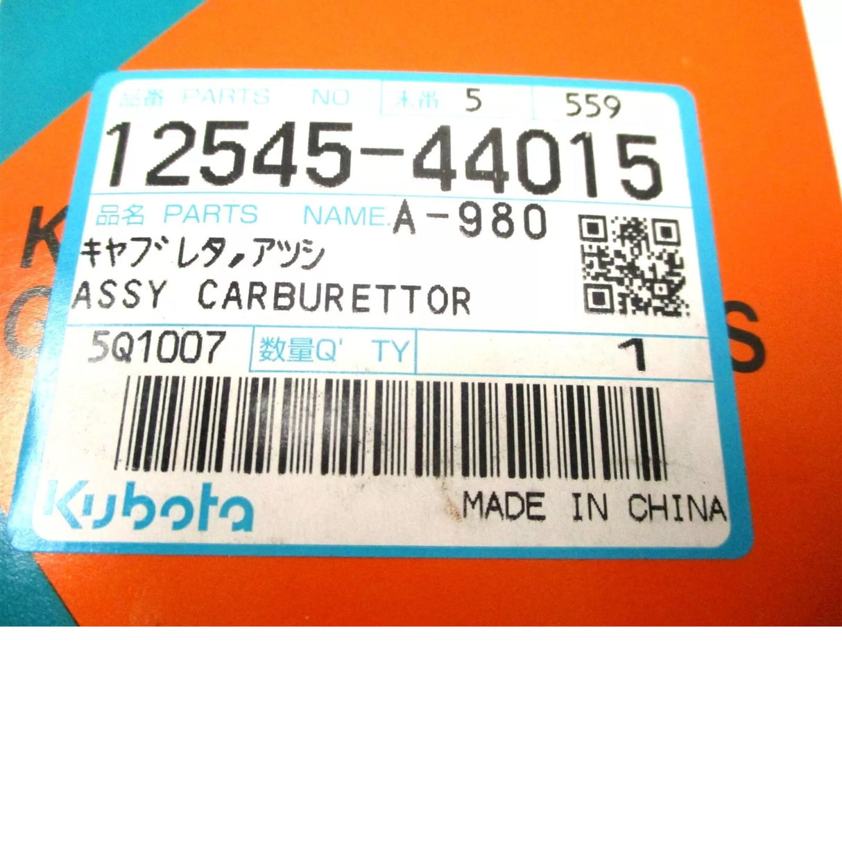 12545-44015 Kubota Carburetor