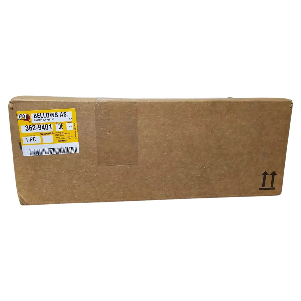 362-9401 CAT 283mm Overall Length Stainless Steel Bellows - Truck To Trailer