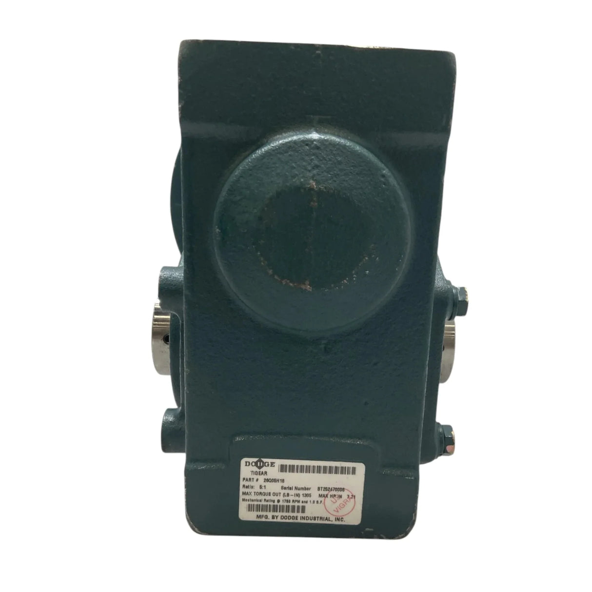 26Q05H18 Dodge Right Angle Worm Gear Speed Reducer - Truck To Trailer