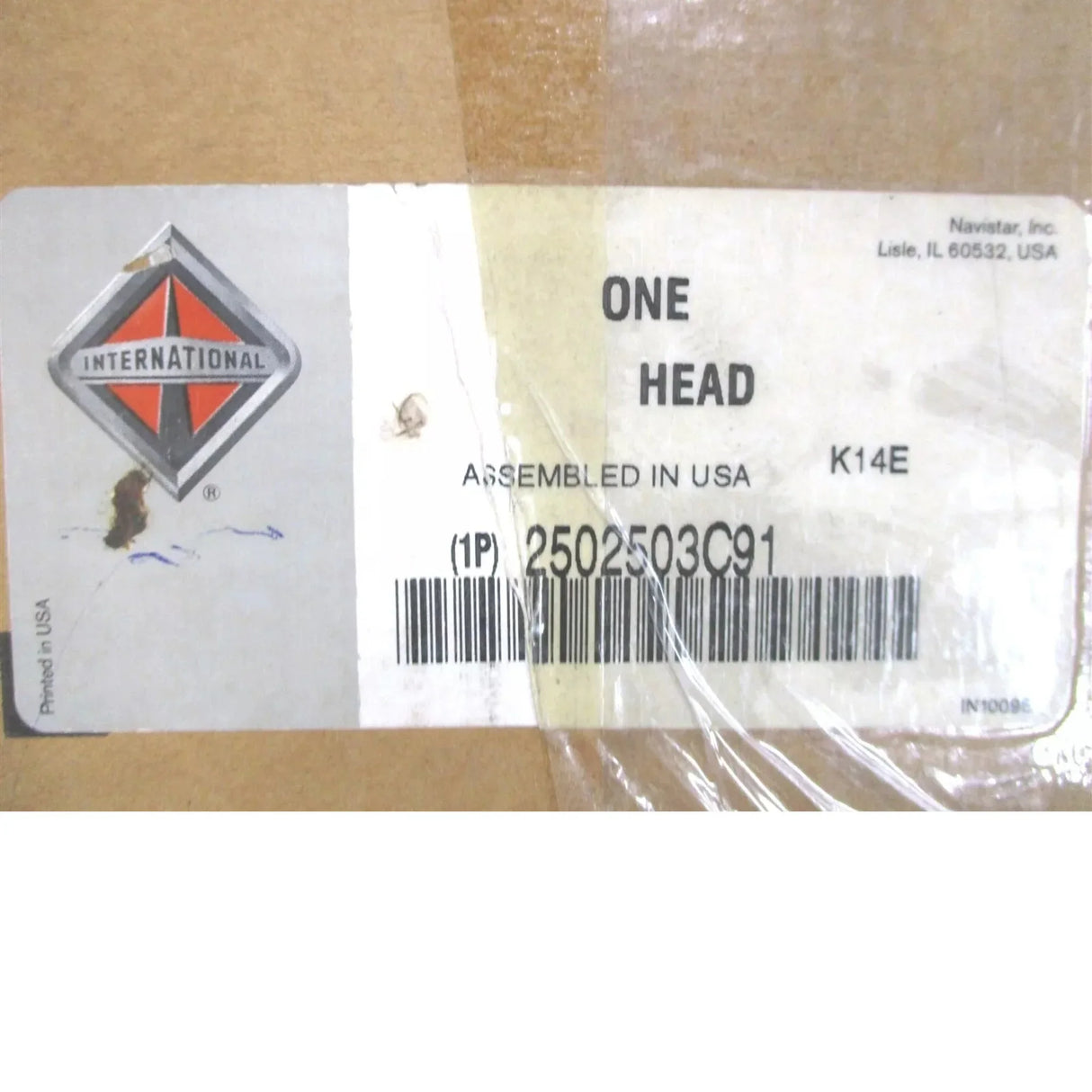 2502503C91 International RH Motorized Heated Mirror Head - Truck To Trailer