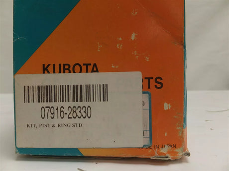 07916-28330 Kubota Piston And Ring Kit