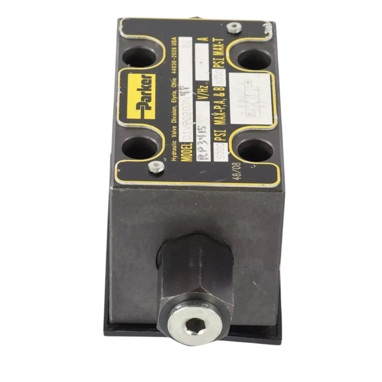 D1VP020DN4F Parker Valve Selector Pilot Operated - Truck To Trailer
