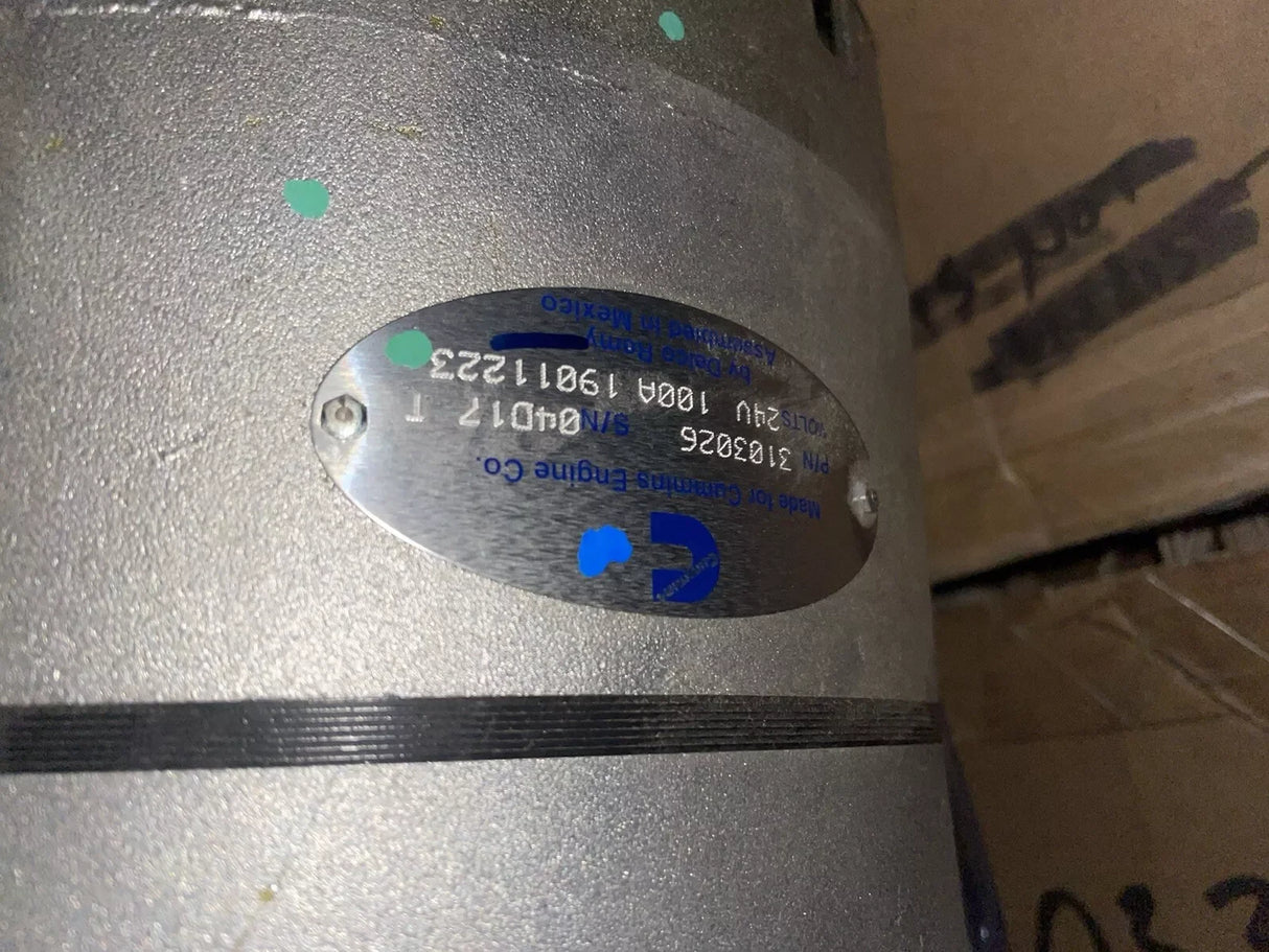 3103026 Cummins Alternator - Truck To Trailer