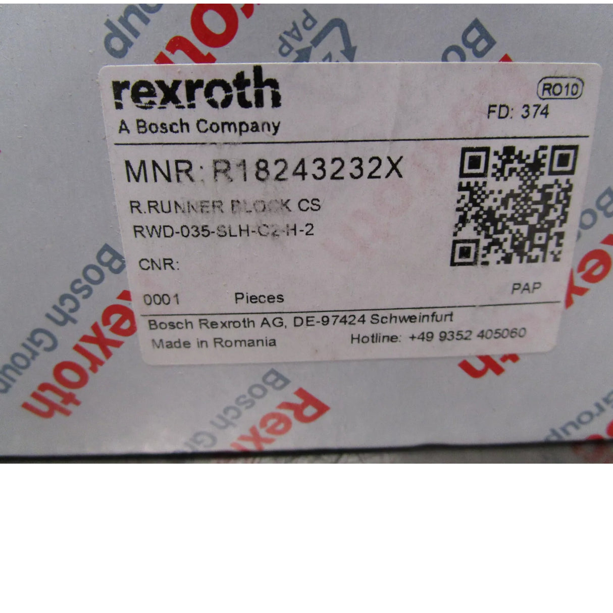 R18243232X Rexroth Runner Block Ball Slider