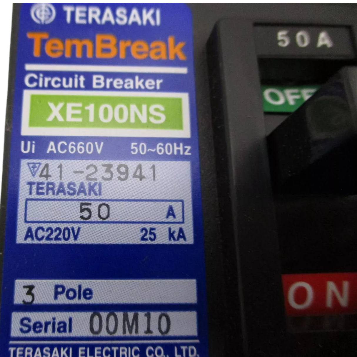 G3800-03710 Kubota Generator Breaker