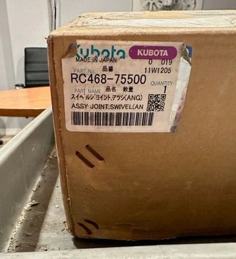 RC468-75500 Genuine Kubota Assy Joint Swivel