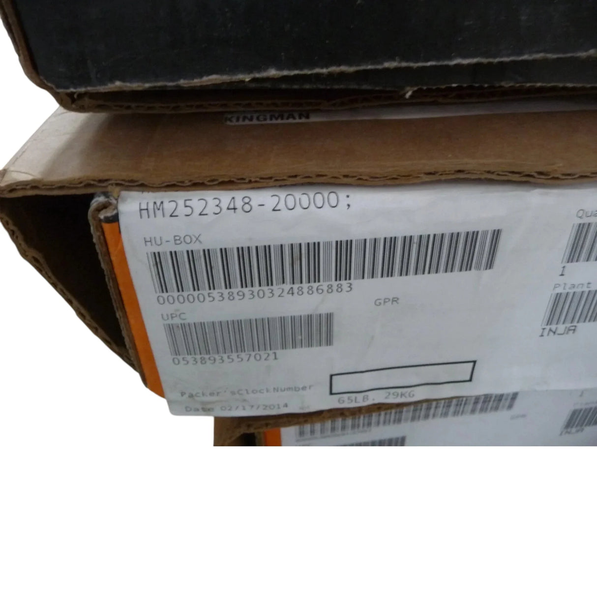HM252348-20000 Genuine Timken Tapered Roller Bearing Cone - Truck To Trailer