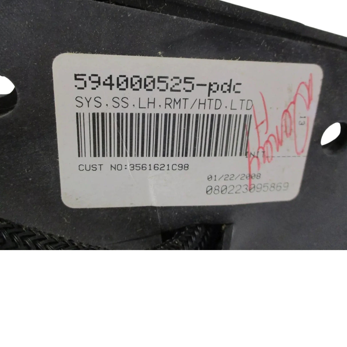 3756628C91 Genuine International LH Rear View Mirror Heated Lighted - Truck To Trailer