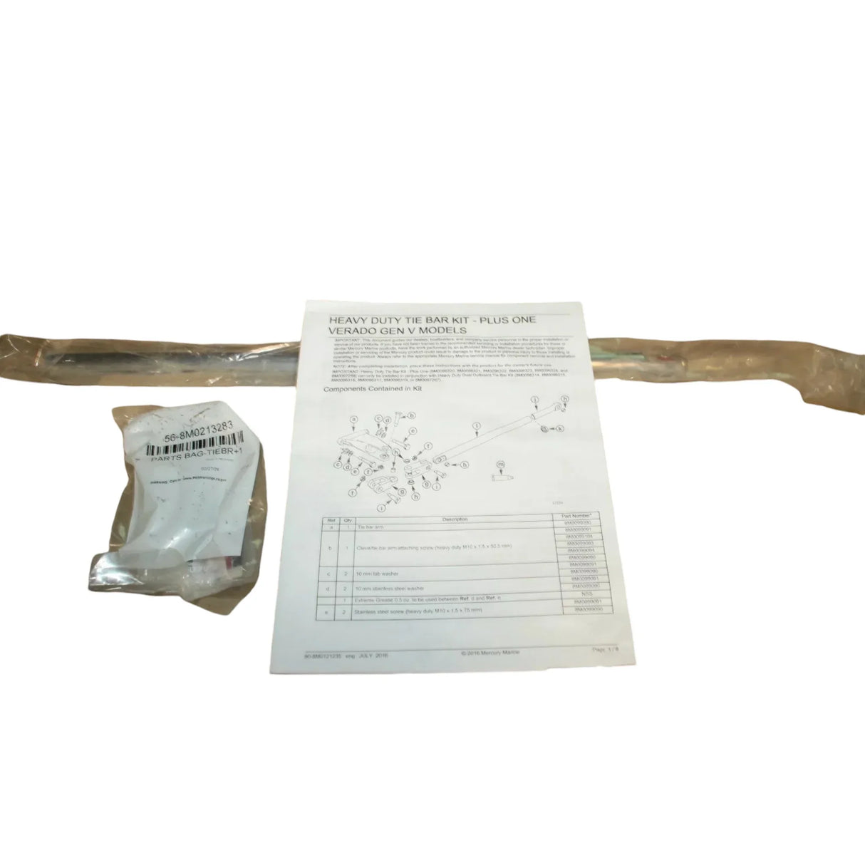 8M0213278 Quicksilver Tiebar Plus 26 In - Truck To Trailer