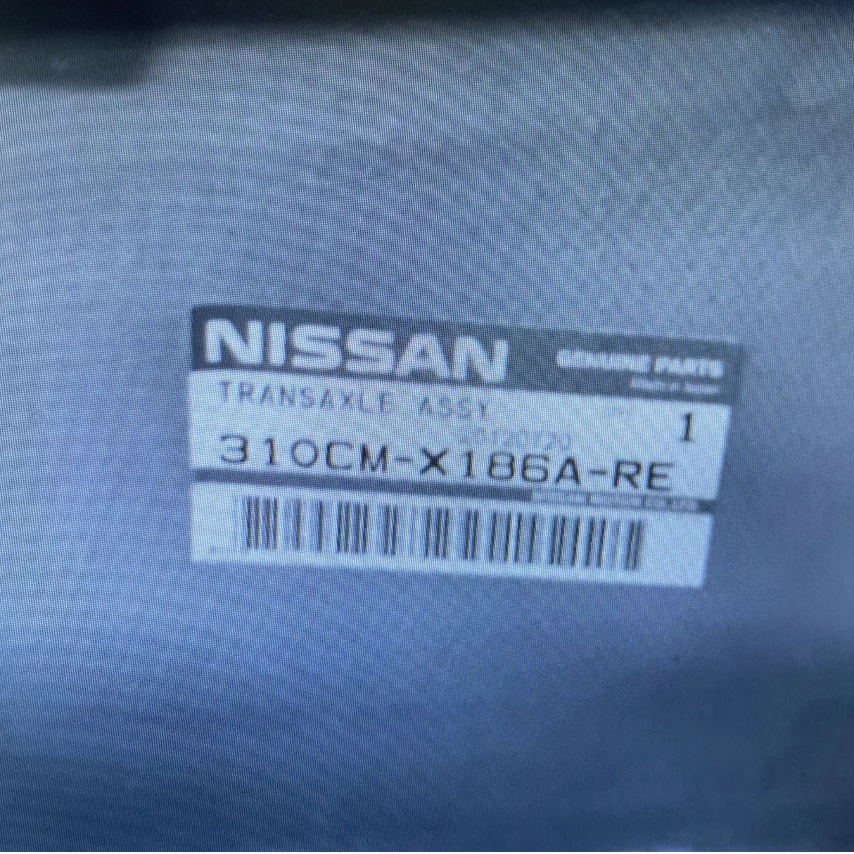 310CM-X186A-RE Genuine Nissan Transmission