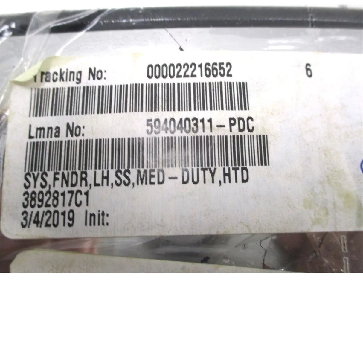 3892817C1 International Hood Moumt LH Rear View Mirror - Truck To Trailer