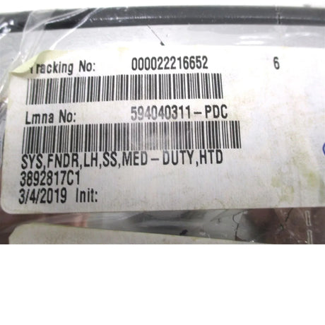 3892817C1 International Hood Moumt LH Rear View Mirror - Truck To Trailer