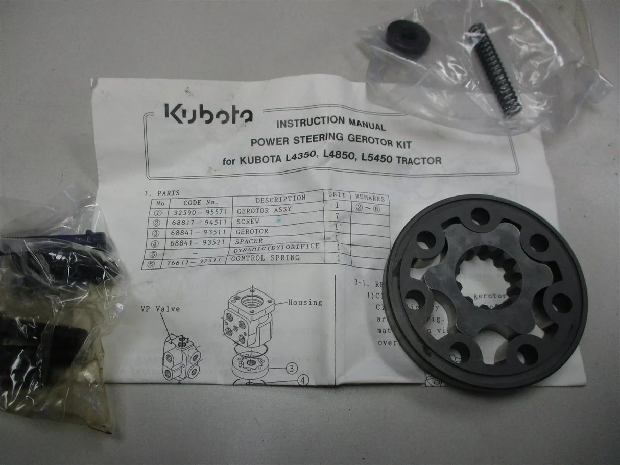 32590-95560 Kubota Power Steering Gerotor Kit