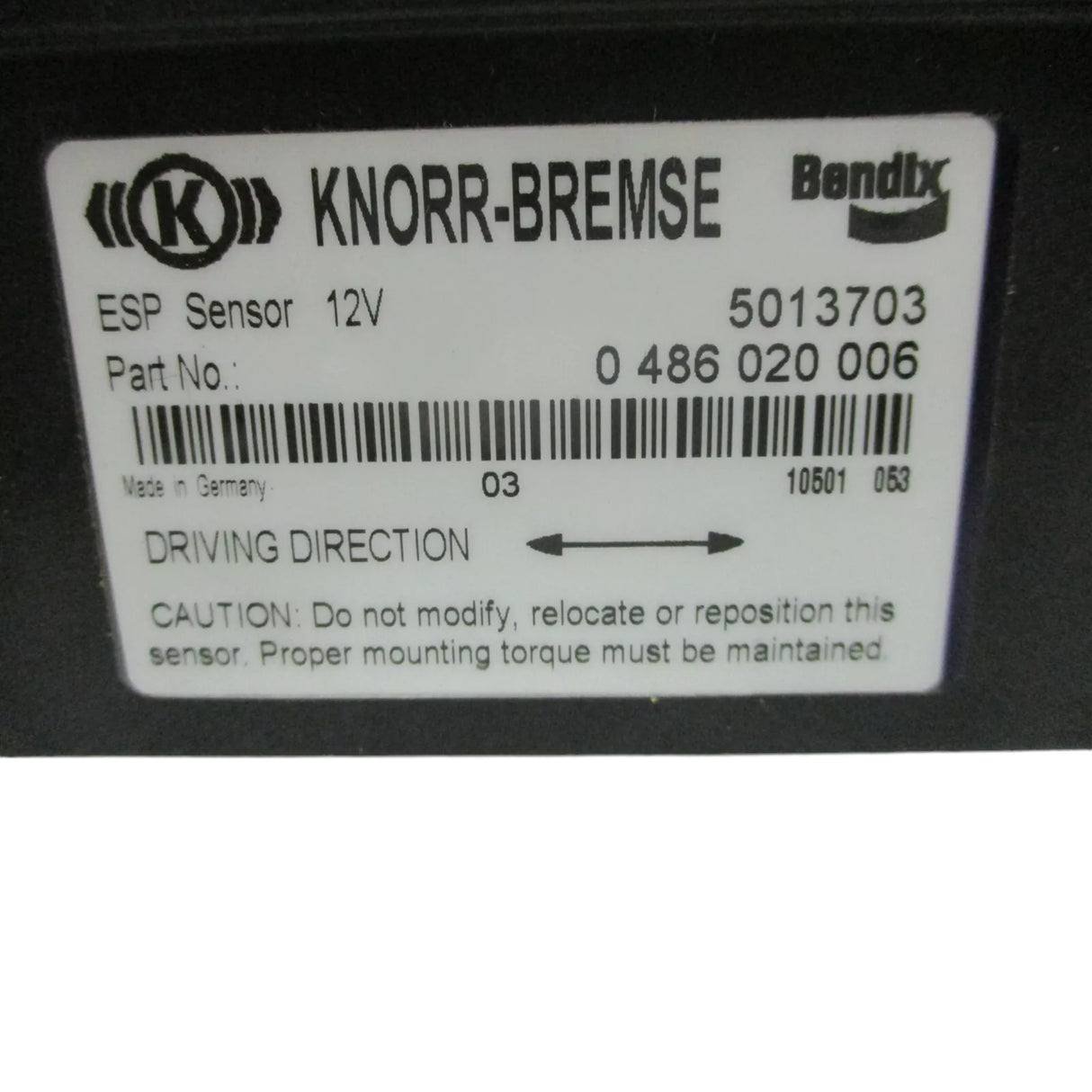 3601867C1 International Sensor Yaw Rate