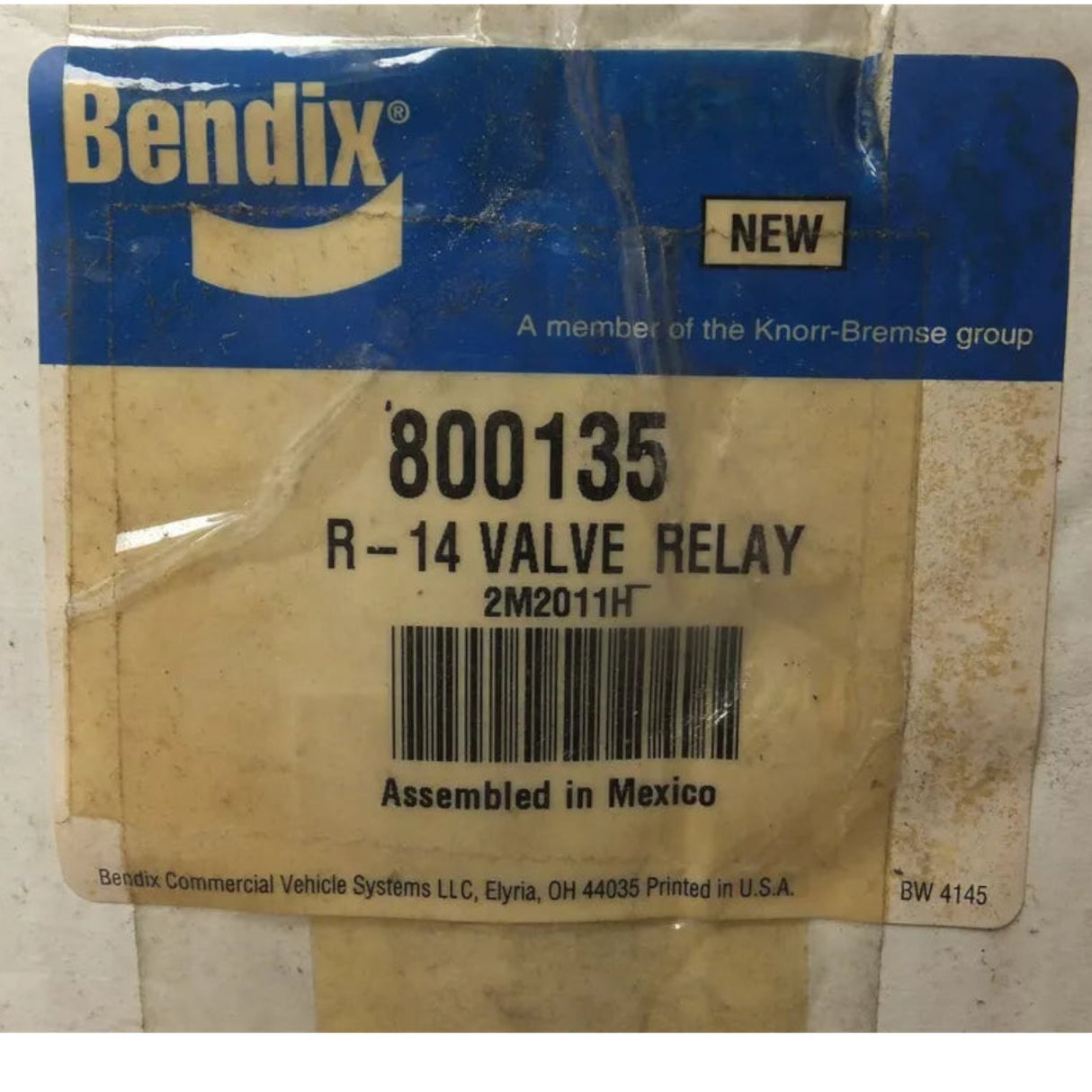 800135 Bendix Brake Valve Relay