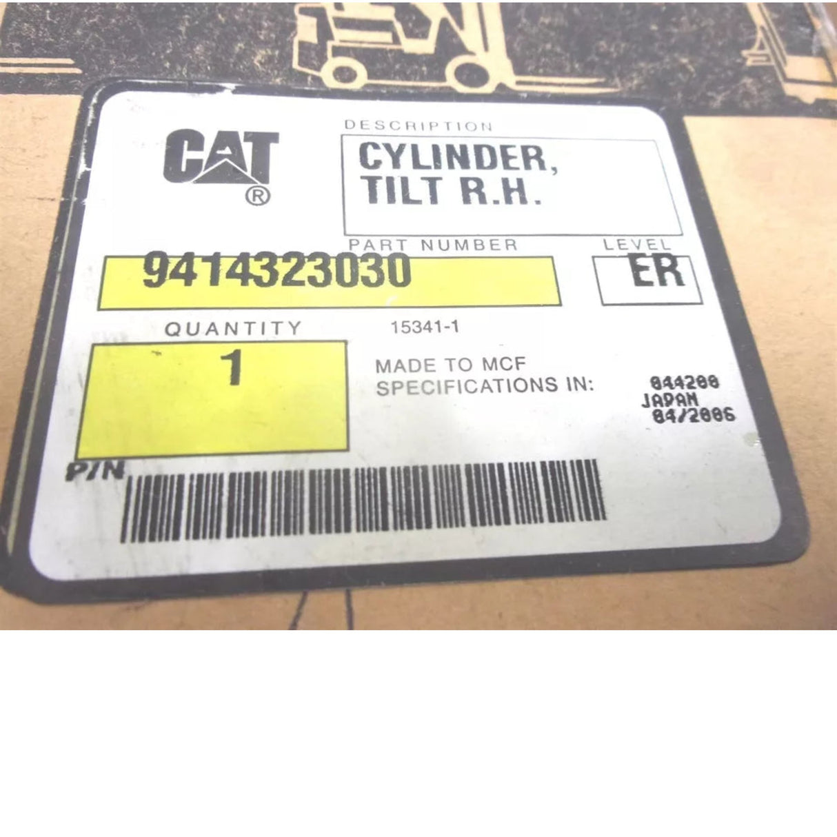 9414323030 Caterpillar Rh Cylinder Tilt Tube