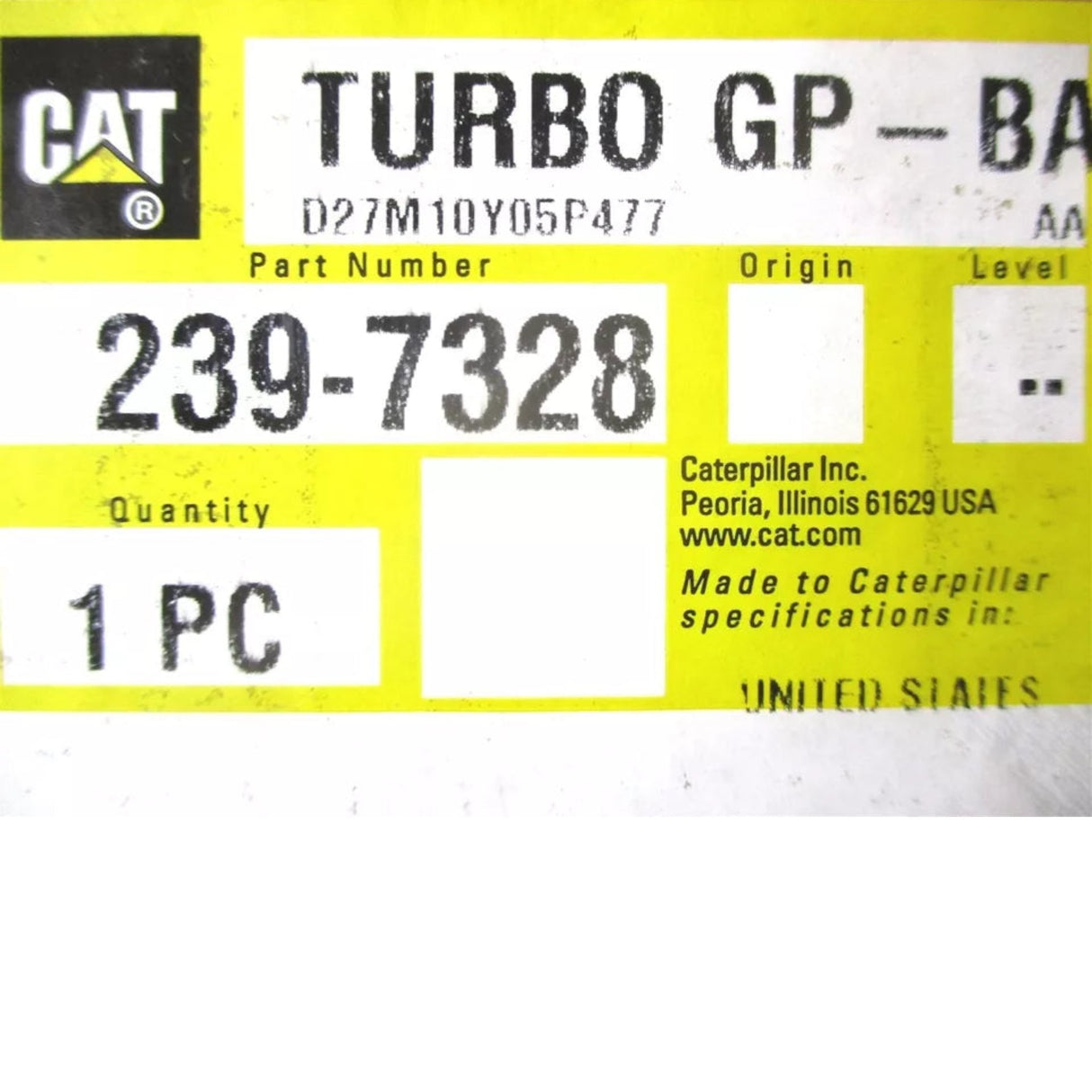 239-7328 Caterpillar Bus Turbocharger