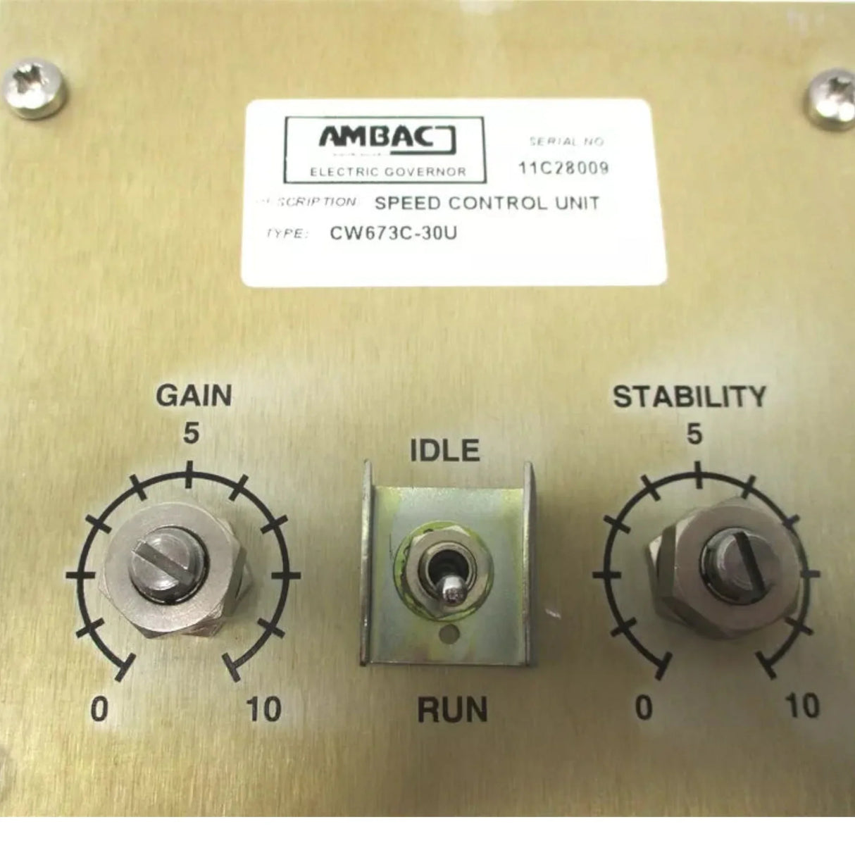 CW673C-30U Ambac Speed Control Unit 30 Amp - Truck To Trailer